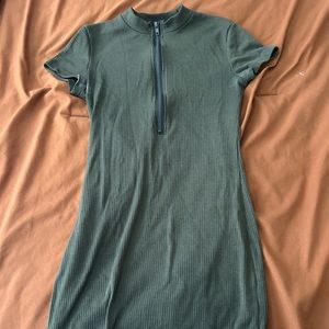 navy green mini dress